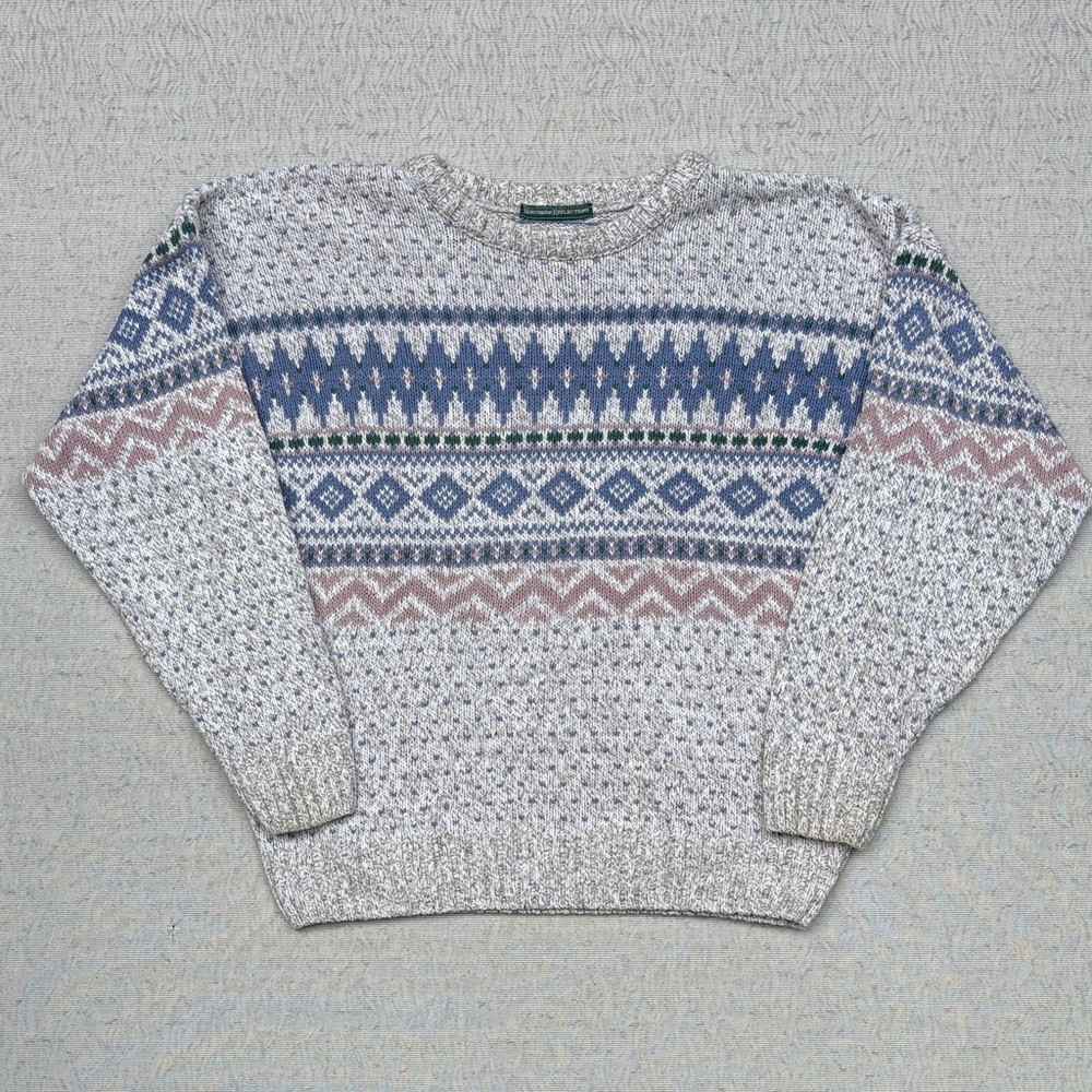 Northern Reflections Multicolor Patterned Grandma Sweater